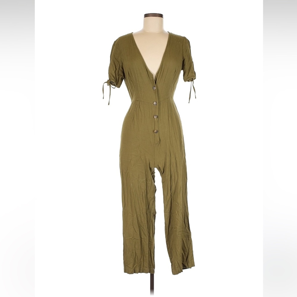 Urban Outfitters Button-Front Jumpsuit
